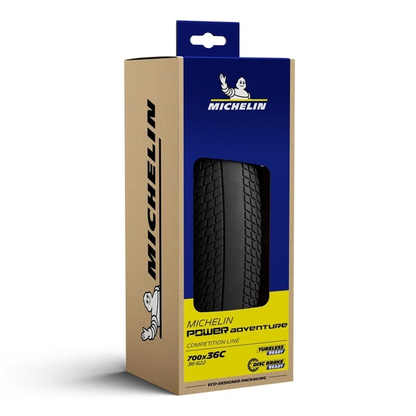 MICHELIN Power Adventure V2 700X42C Competition Line Kevlar GUM-X TS TLR külső gumi