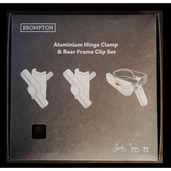 BROMPTON Aluminum Hinge Clamp and Rear Frame Set
