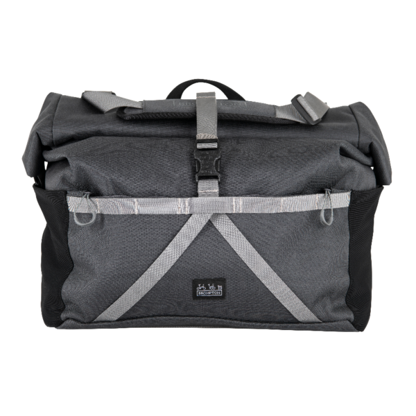 Brompton Borough Roll Top Bag Large in Dark Grey